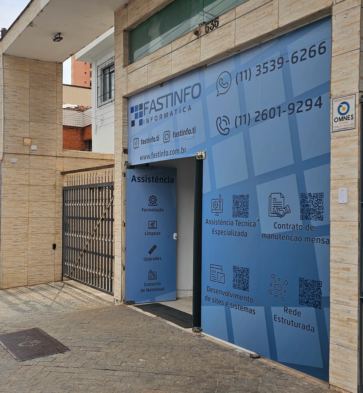 Fachada da loja  Fastinfo Informática